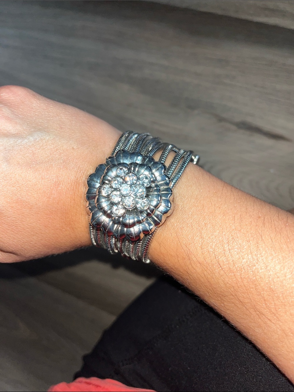 Sliver statement bracelet bracelet